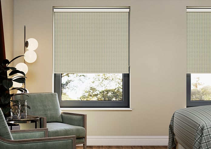 Emily Bond George Stripe, Sage - Twist&Fit Roller Blind - Image 3